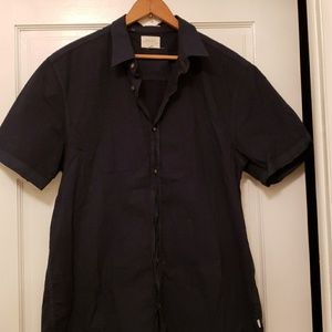 Short sleeve men's button up